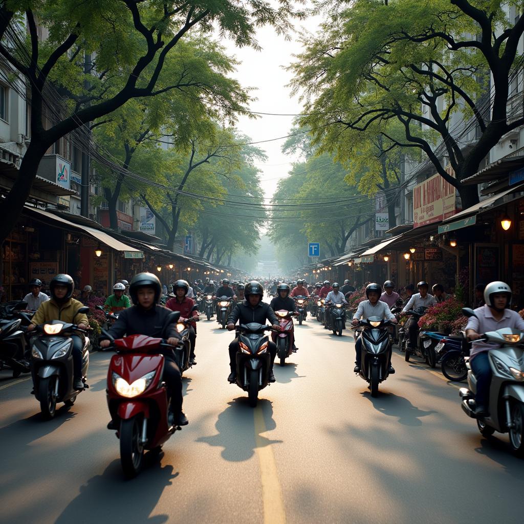 Toàn cảnh đường An Dương Vương Quận 8 TP HCM nhộn nhịp vào buổi sáng